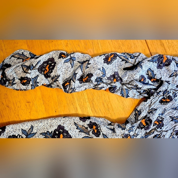 Anthropologie Brown and Black Long Sleeve Sundress - Picture 9 of 9